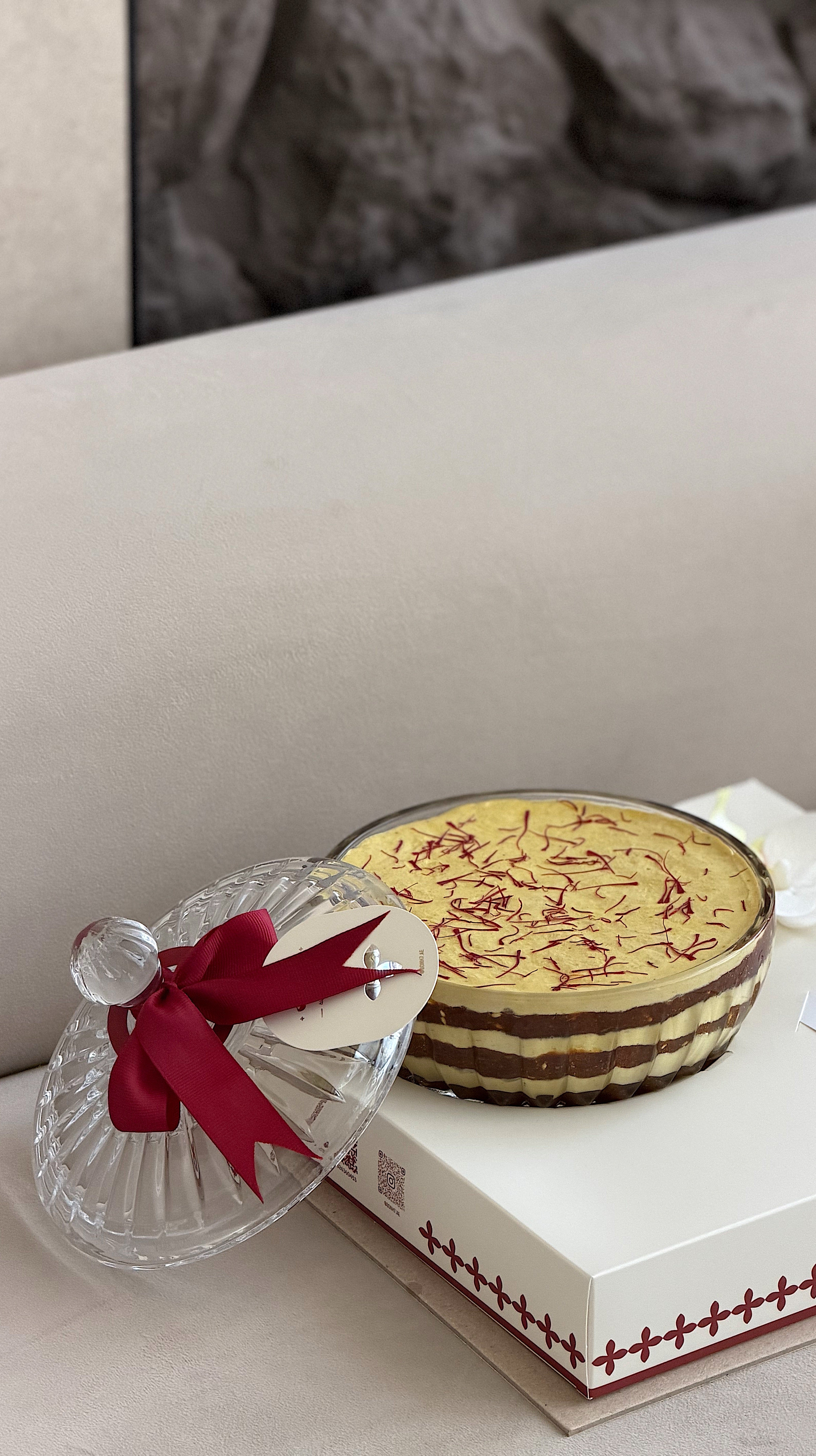 1 kg Rahash Date Layers with Saffron & Cardamom